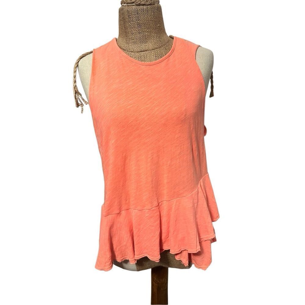 Sundry neon coral tank top sz 1 women’s